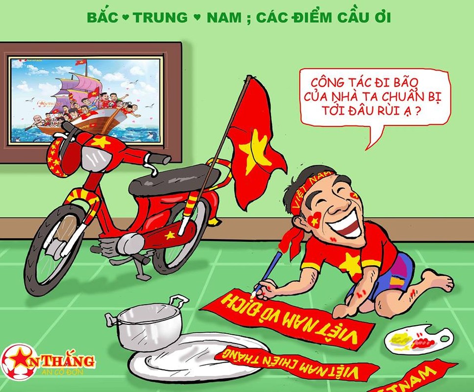 Dan mang tung bung anh che Olympic Viet Nam vao ban ket Asiad 2018-Hinh-8