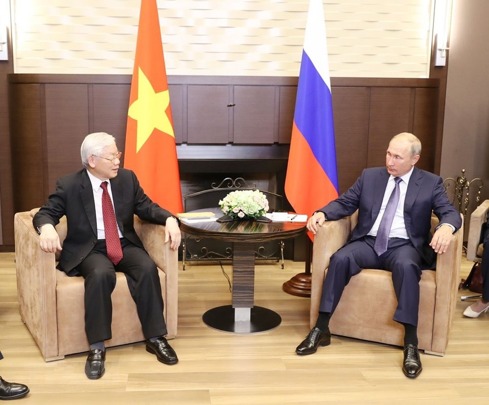 Hinh anh Tong Bi thu Nguyen Phu Trong hoi dam voi Tong thong Nga Putin-Hinh-8