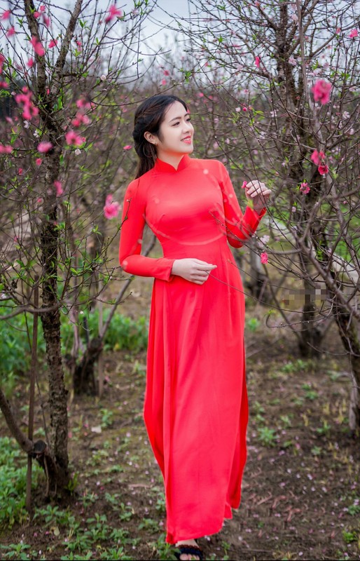 Nu sinh DH Kiem soat Ha Noi xinh ngay ngat trong ta ao dai-Hinh-4