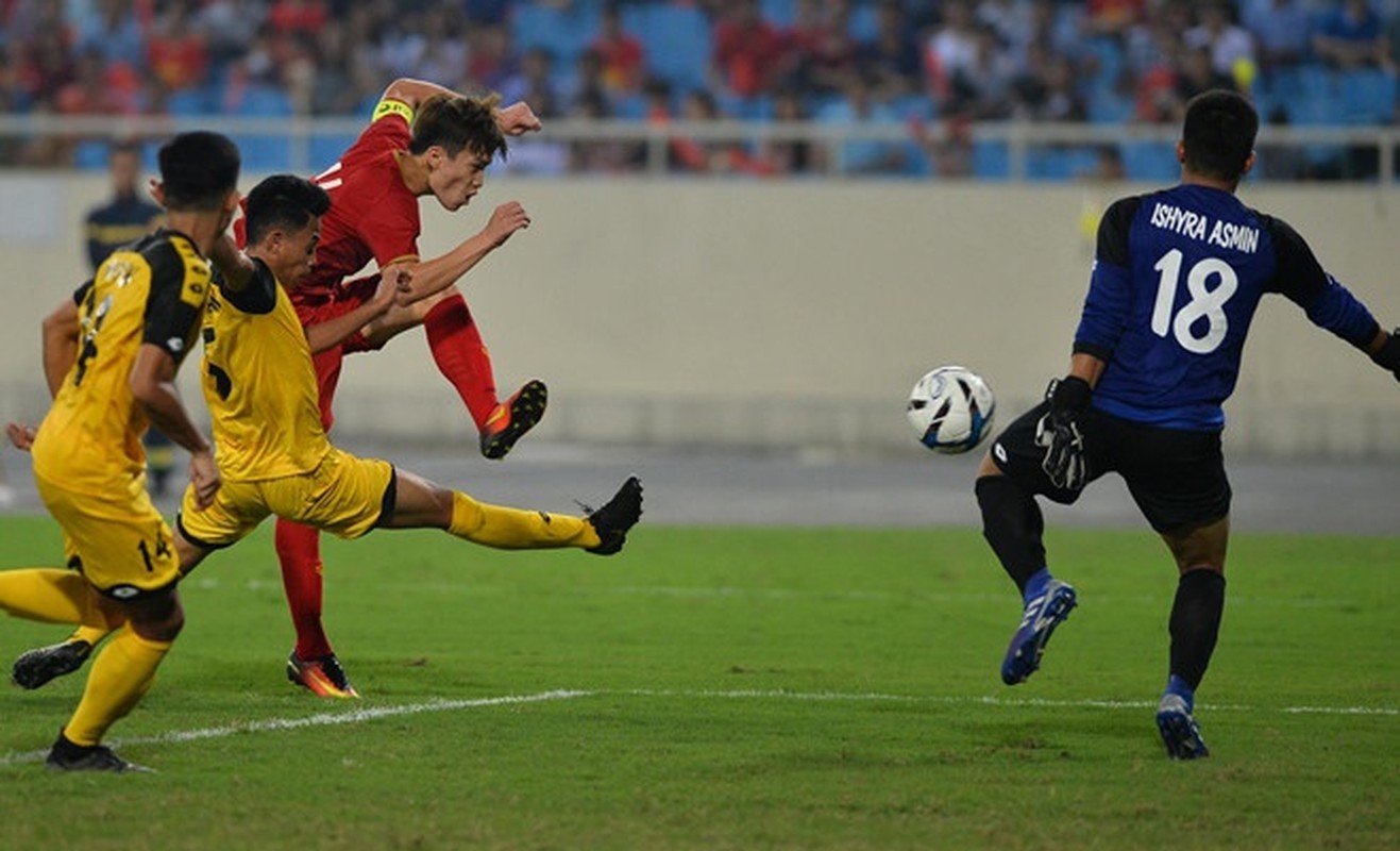 Toan canh mua ban thang U23 Viet Nam vao luoi Brunei-Hinh-8