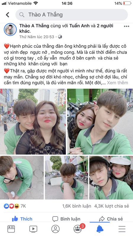 Hotboy xe om khoe yeu nang map, nhung CDM lai 