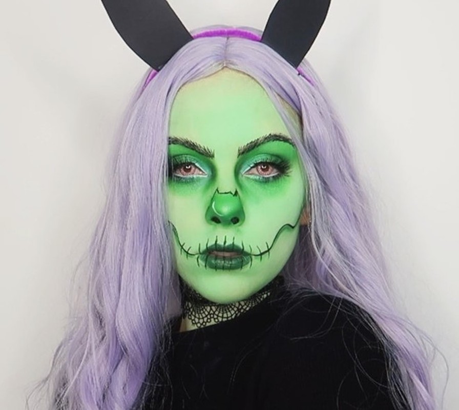 Mua Halloween ve, dan beauty blogger trang diem khien dan mang so xanh mat-Hinh-7