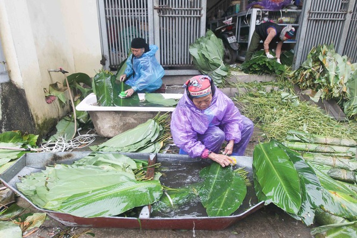 Nghe rua la dong hai ra tien o cong xuong banh chung lon nhat mien Bac-Hinh-3