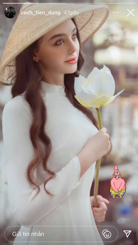 Ban gai Tay cua Bui Tien Dung dien ao dai ngam ma me-Hinh-3