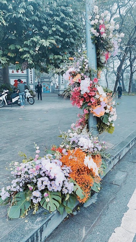 Hang loat cot den Ha Noi no hoa chao mung Quoc te Phu nu-Hinh-4