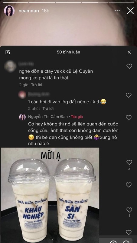 Bi noi chia tay dai gia Duc Huy, Cam Dan dan mat netizen-Hinh-4