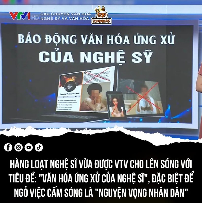 Doi tay chay VTV, antifan ba Phuong Hang the hien 