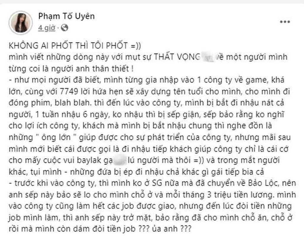 Danh tinh nu streamer to sep ga tinh, an chan tien nhan vien-Hinh-3