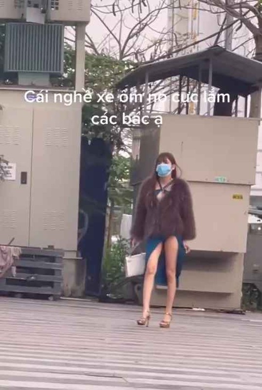 Dien vay cat xe qua cao, gai xinh lam netizen ngan ngam-Hinh-2