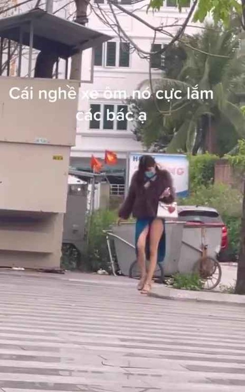 Dien vay cat xe qua cao, gai xinh lam netizen ngan ngam