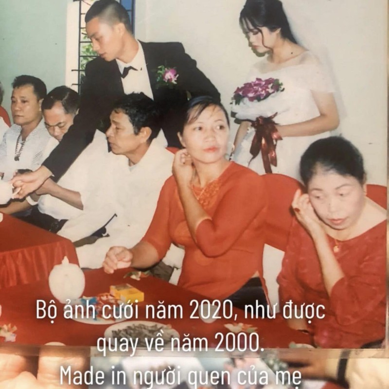 Bo anh cuoi 2020 nhu duoc tro ve nam 2000 gay bao mang