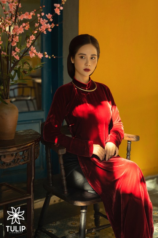 Gioi tre du trend dien ao dai xua don Tet dac sac mien che-Hinh-11