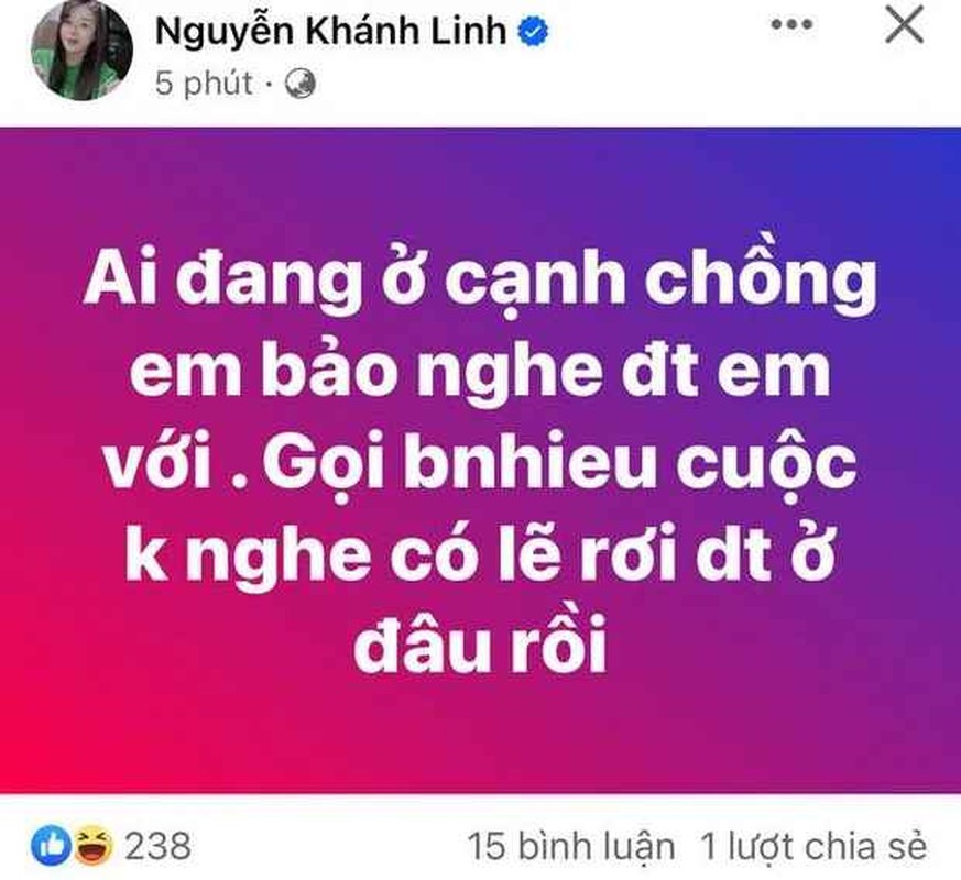 Vo Bui Tien Dung len mang tim chong, netizen co dong thai bat ngo