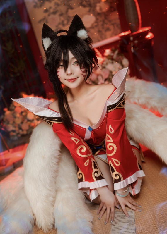 Nu MC Toc Chien tai SEA Games 31 du trend cosplay Ahri gay bao-Hinh-8