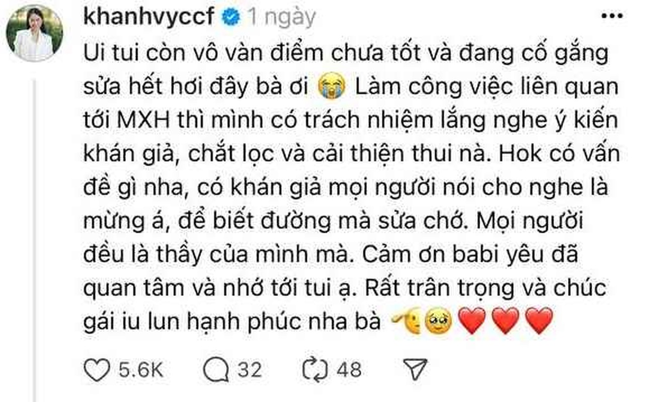 Bi che cach phat am tieng Anh, MC Khanh Vy phan ung khiem ton-Hinh-8