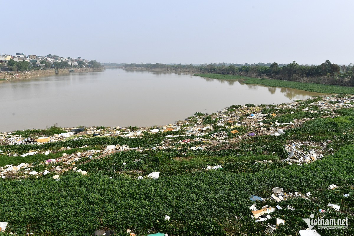 View - 	Bãi giữa sông Hồng sau những ngày bị nước lũ nuốt chửng