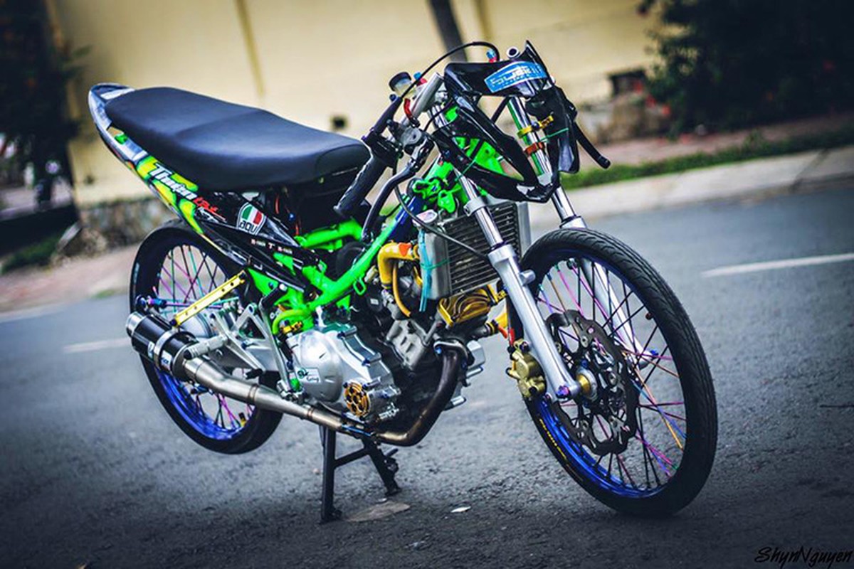 Yamaha Exciter do Drag “full do choi” cua biker Sai Gon