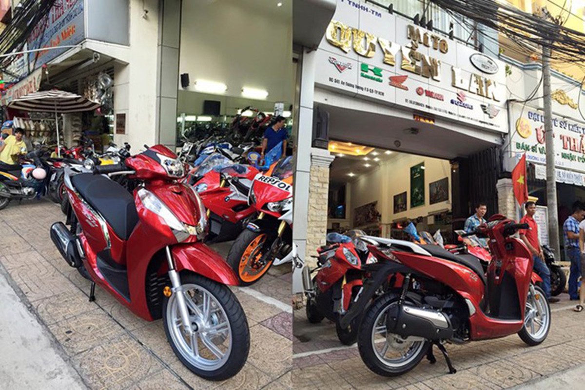 Khui thung Honda SH300i 2015 dau tien ve Viet Nam