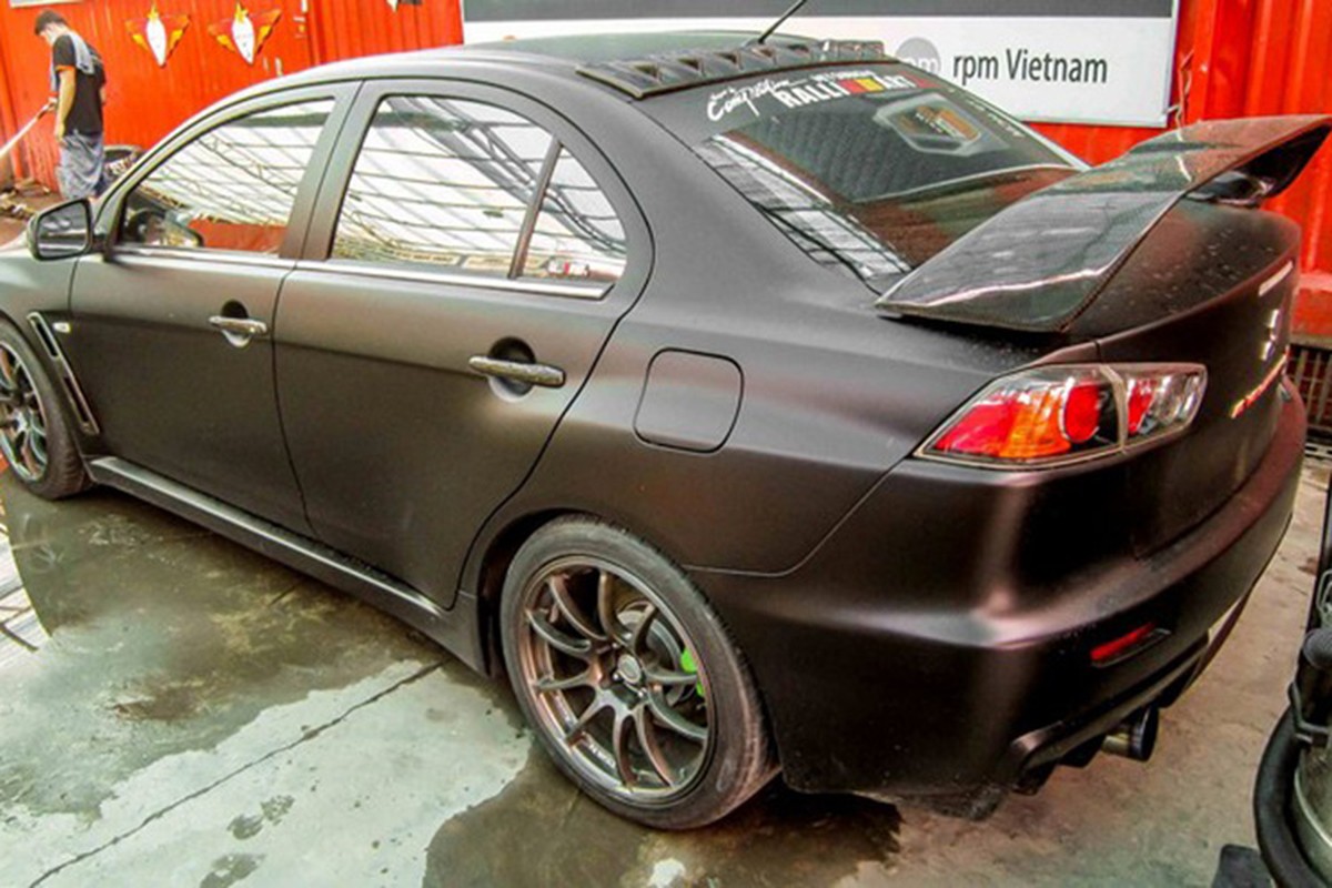 Xe doc Mitsubishi Lancer X bien Ha Noi xuat hien tai Sai Gon-Hinh-8