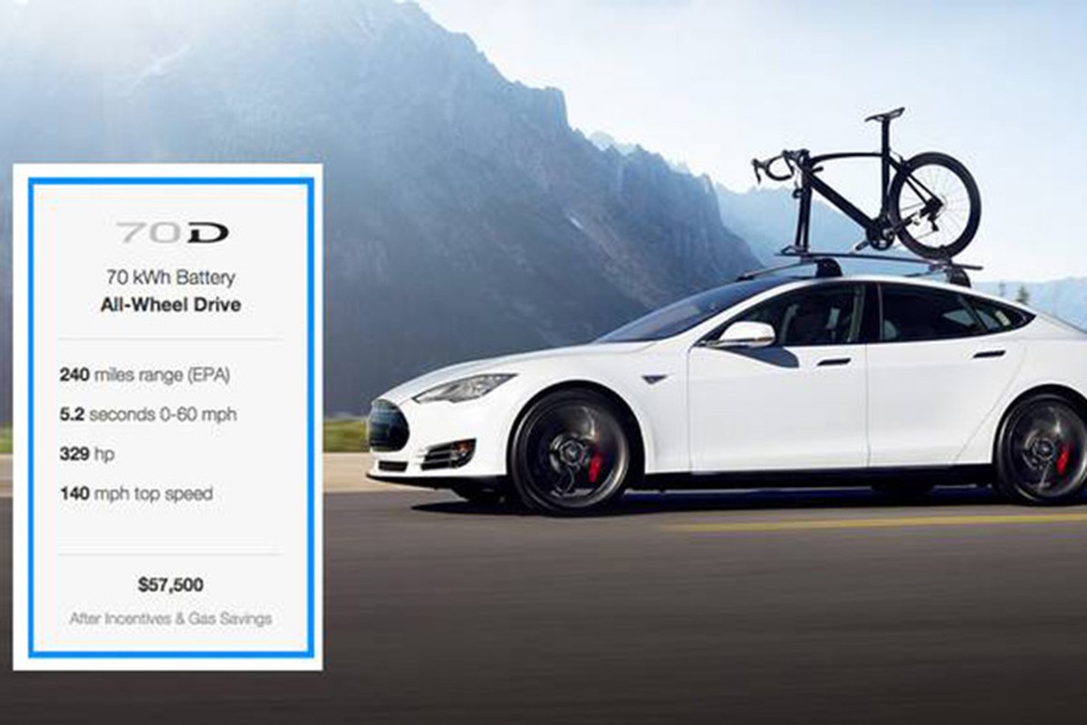 Tesla Model X 70D - sieu xe dien thuc su 