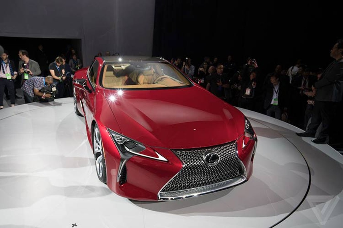 Chi tiet coupe hang sang Lexus LC500 phien ban 2016