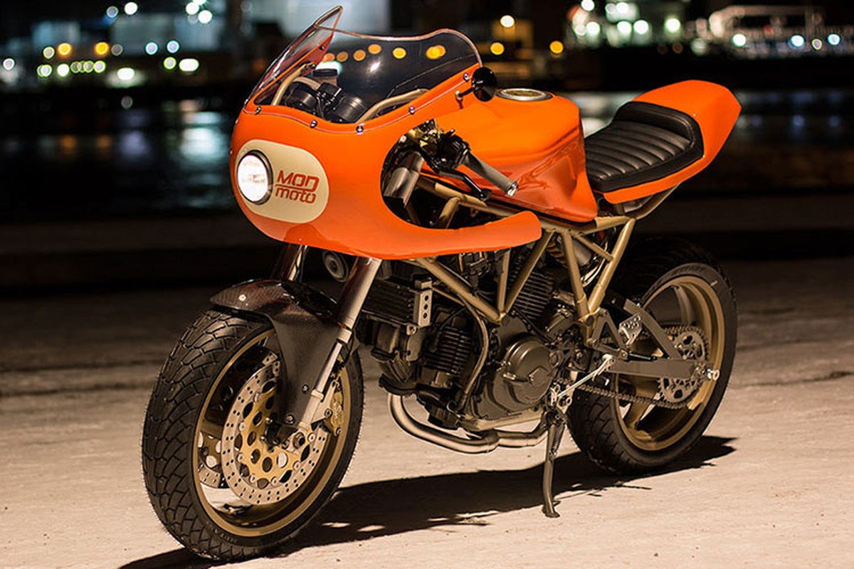 Xe do Ducati 750SS dam chat Cafe Racer co dien