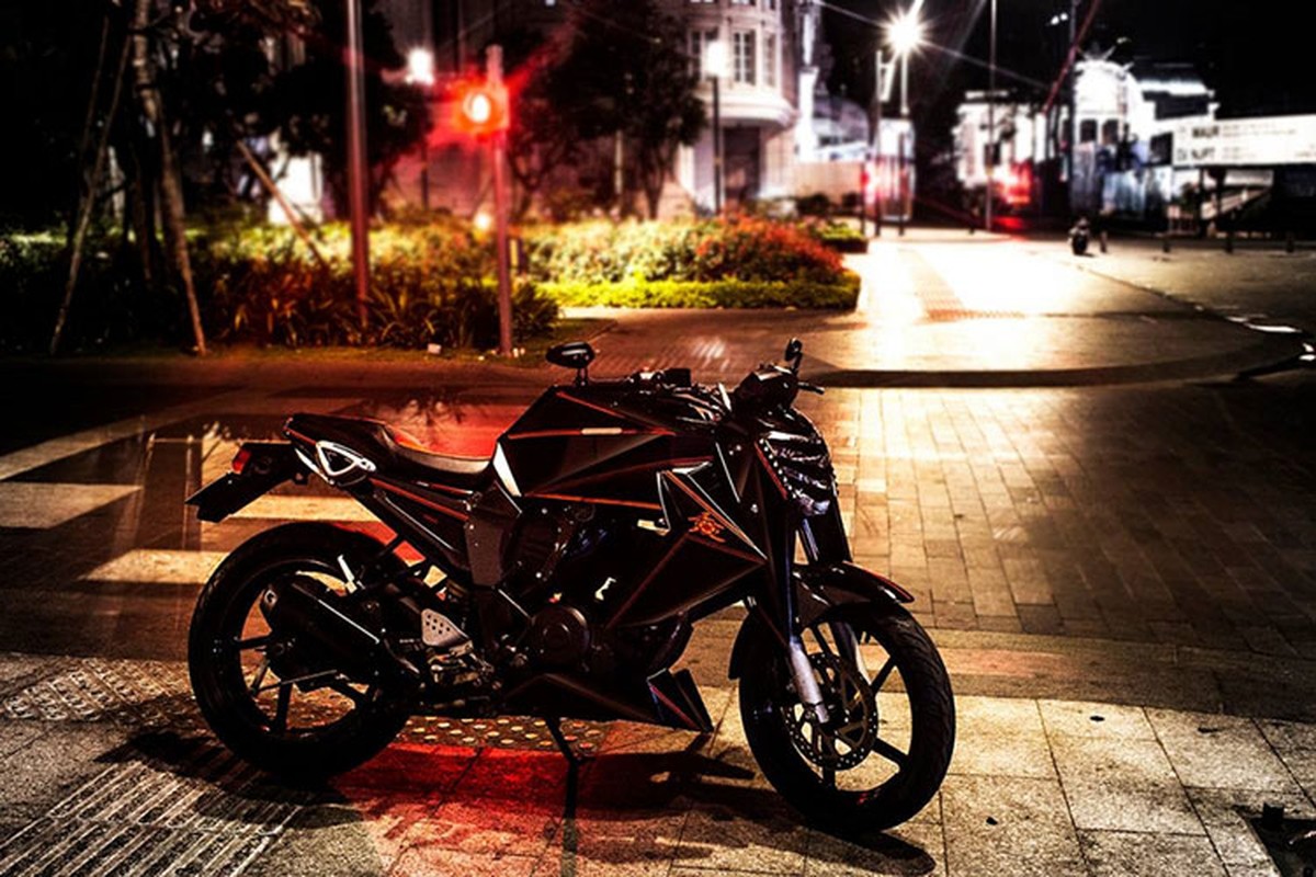 Xe no Yamaha FZ16 phong cach samurai 