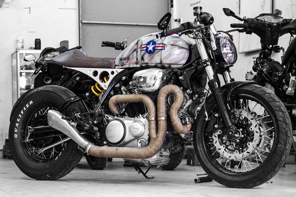 Yamaha XV750 do cafe racer 