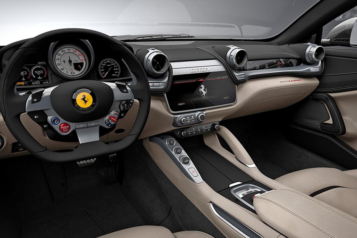Ferrari GTC4Lusso T voi dong co V8 Turbo 
