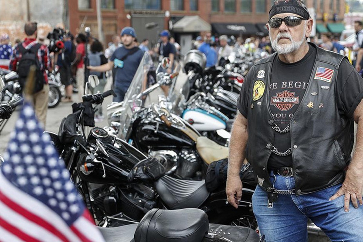 Hang nghin dan choi moto Harley-Davidson ung ho Trump-Hinh-4
