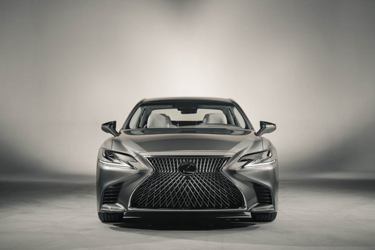 Sedan hang sang Lexus LS500h 2018 san sang ra mat-Hinh-2