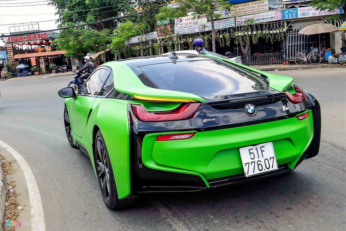 BMW i8 mau xanh xuat hien o Sai Gon-Hinh-8