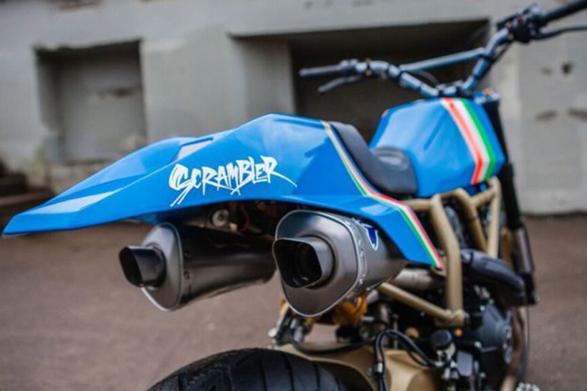 Tho xam do moto Ducati Scrambler Maverick sieu chat-Hinh-4