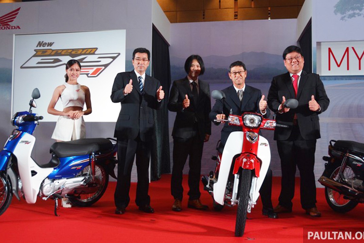 Honda Dream 2017 ra mat tai Malaysia &quot;chot gia&quot; 27 trieu