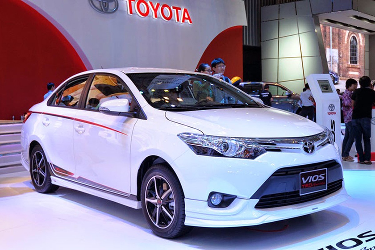 Toyota Vios TRD moi gia 644 trieu dong tai Viet Nam