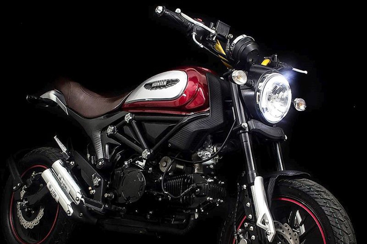 Xe Tau Lifan Hunter &quot;nhai&quot; Ducati Scrambler gia 36 trieu