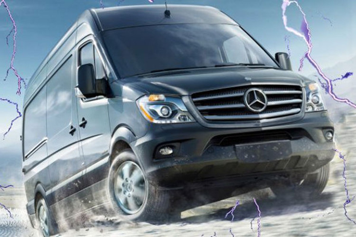 Mercedes-Benz &quot;nha hang&quot; xe oto VAN Sprinter the he moi-Hinh-2