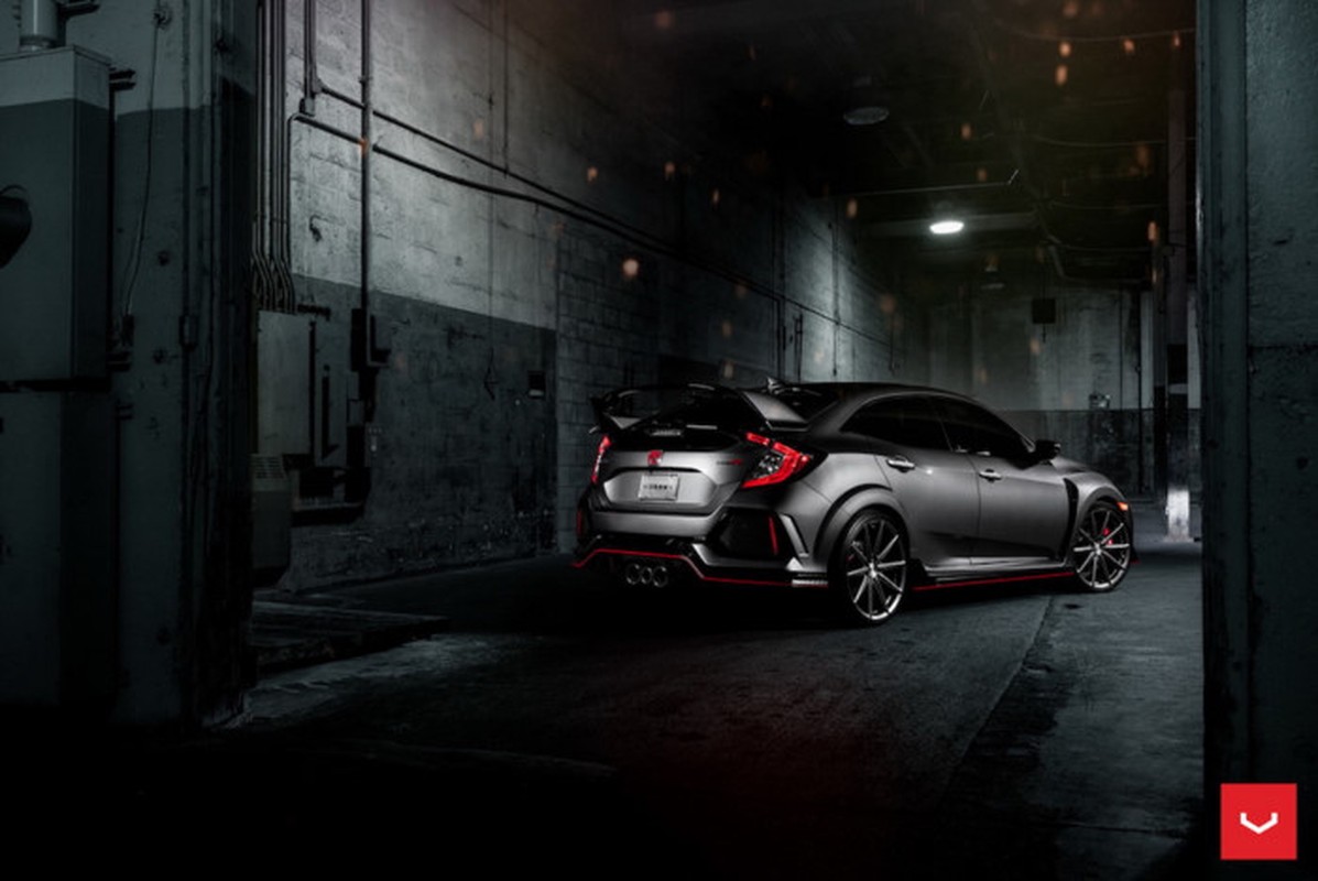 Honda Civic Type R do “dan chan” Vossen sieu an tuong-Hinh-4