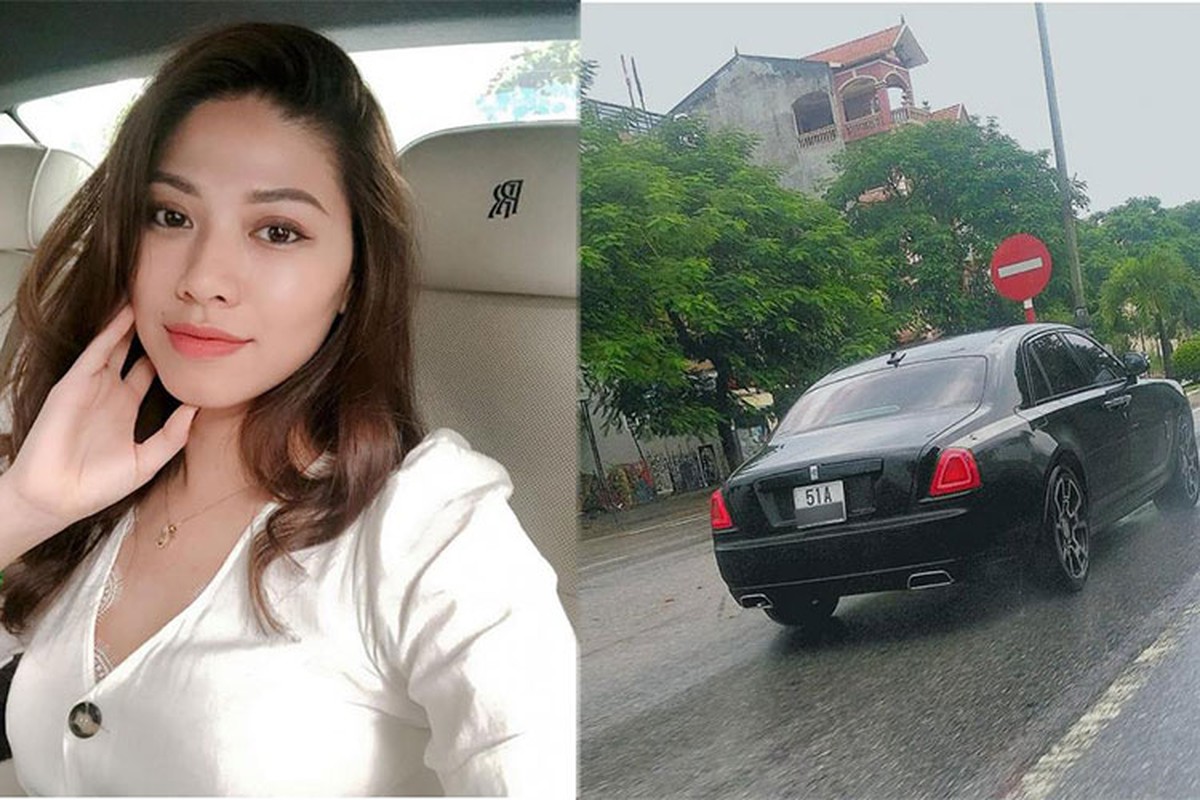 MC Ngoc Trinh so huu Rolls-Royce Ghost tien ty do Black Badge