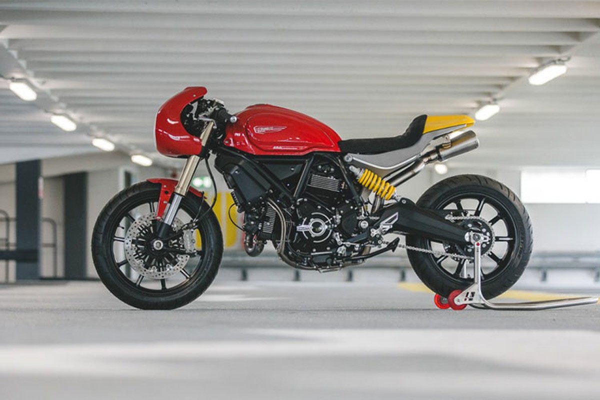 Ducati Scrambler 1100 do cafe racer chat lu tai Anh quoc-Hinh-11