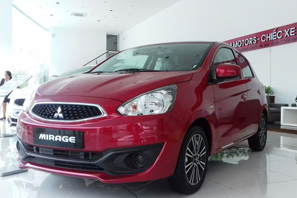 Mitsubishi Mirage gia chi 350 trieu, “dau” Toyota Wigo tai VN