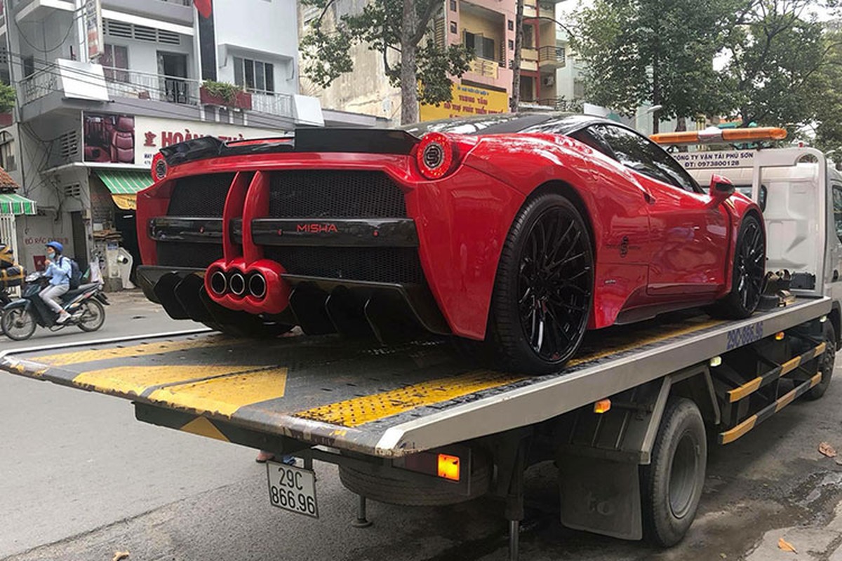 Ferrari 458 tien ty do doc nhat VN “lam dau” Ha Noi