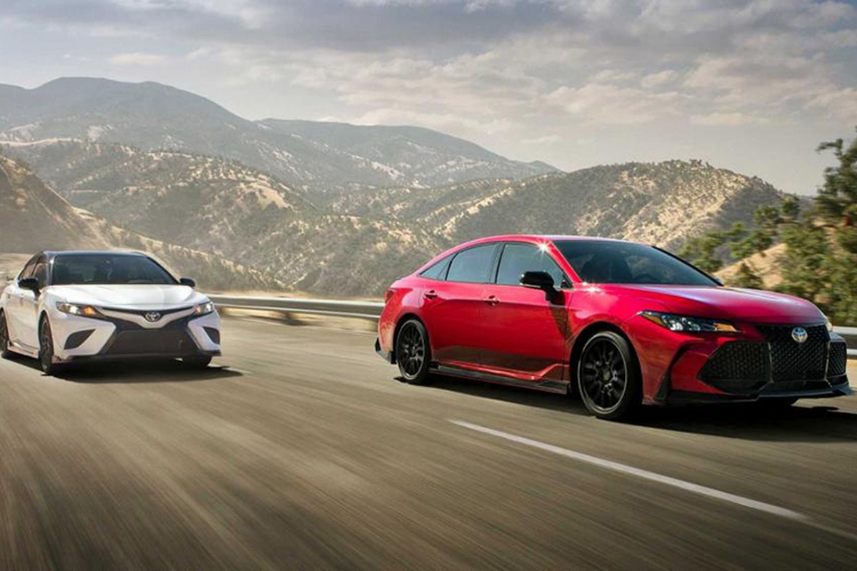 Chi tiet Toyota Camry va Avalon TRD phien ban 2019