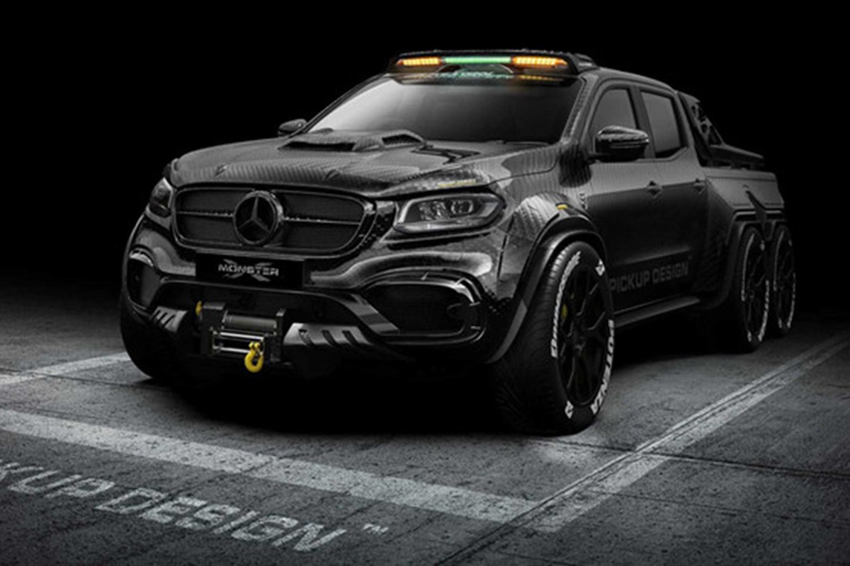 Ban tai hang sang Mercedes X-Class do 6 banh cuc khung