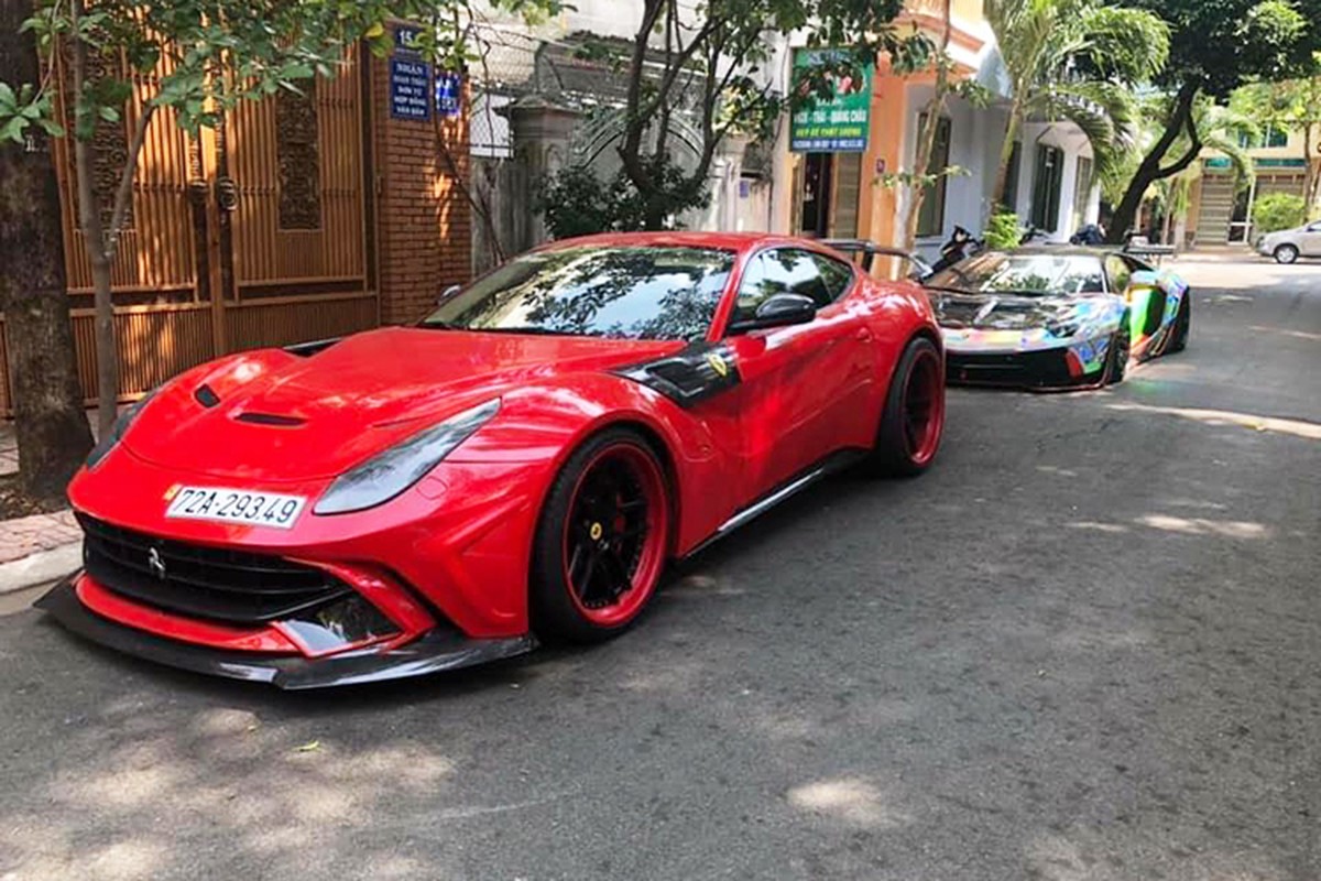 Sieu xe Ferrari F12 Berlinetta hon 20 ty lan banh tai Vung Tau