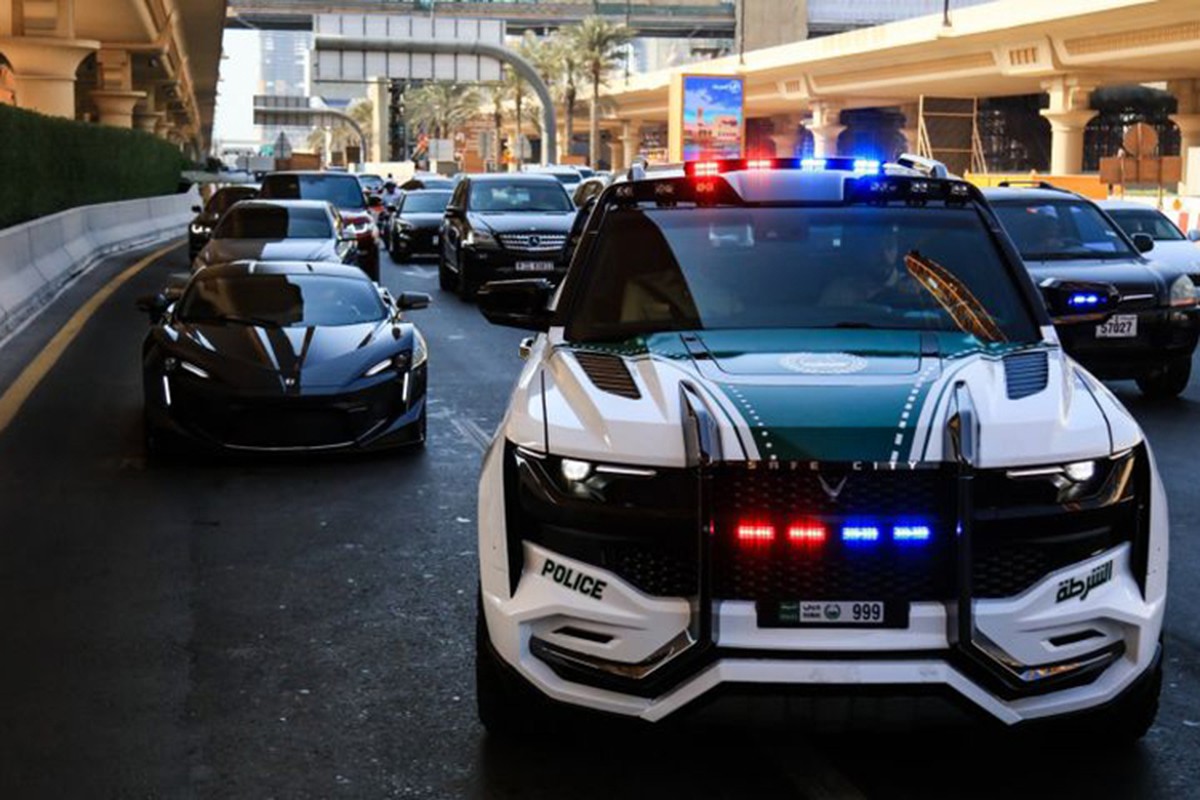 Sieu SUV Giath cua canh sat Dubai khien toi pham 