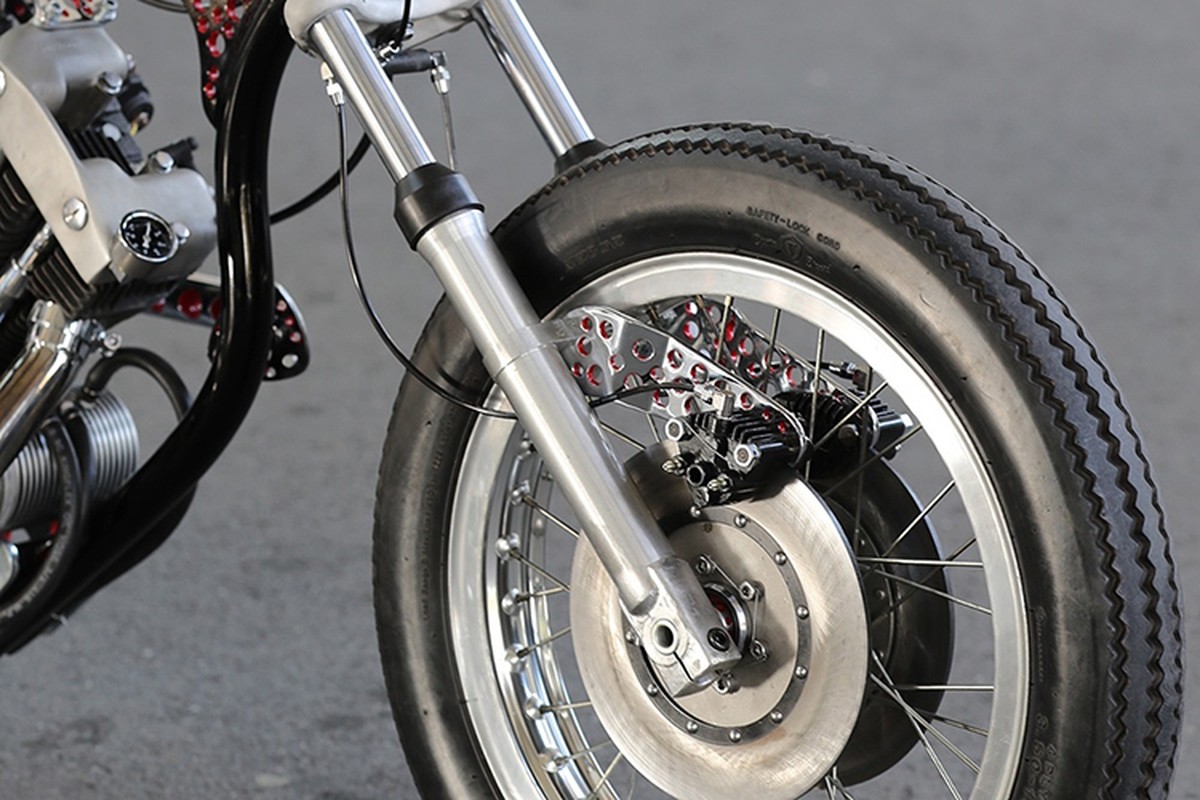 Choang voi Harley-Davidson cuc khung do Chopper V4-Hinh-6