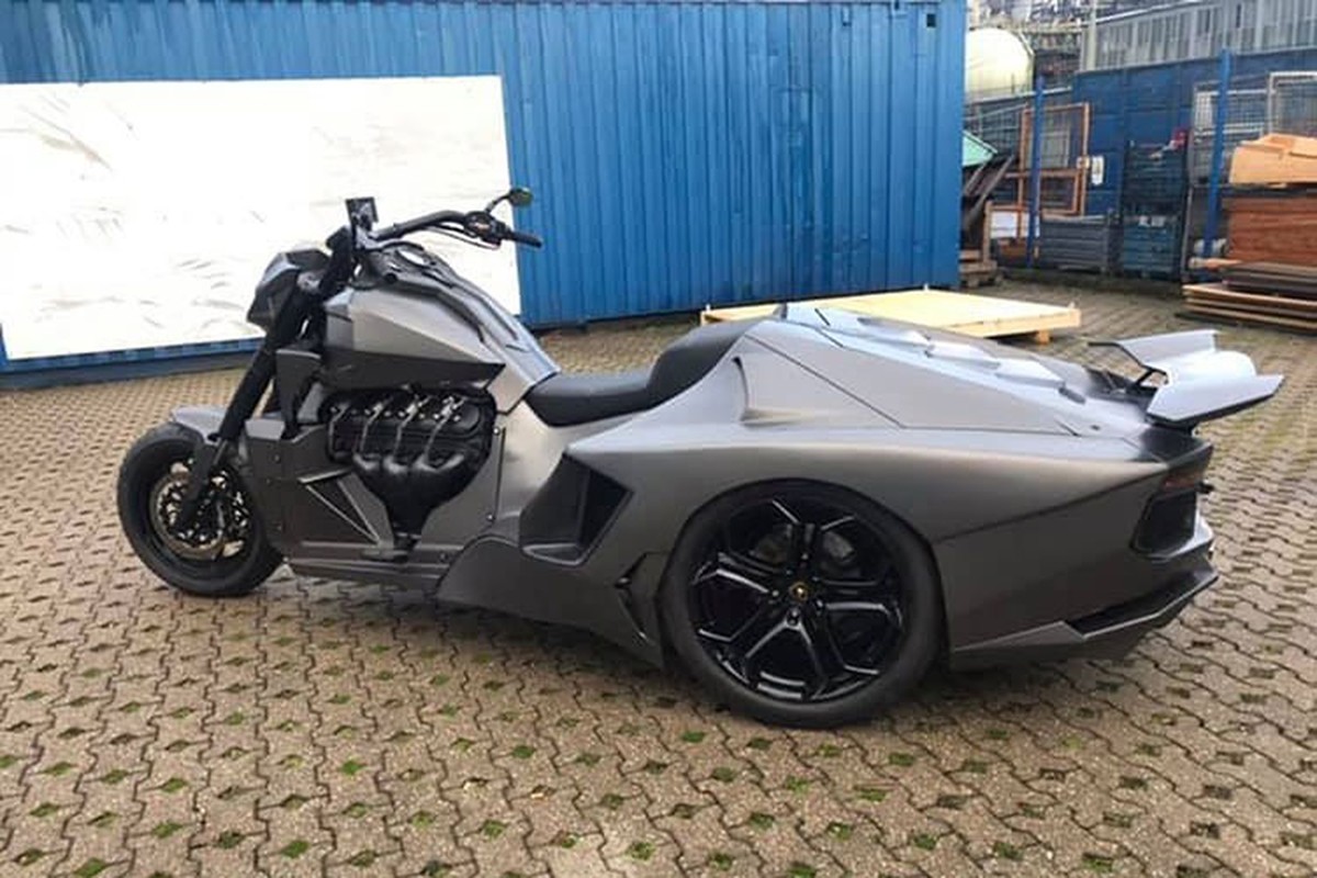 Sieu moto Boss Hoss do phong cach Lamborghini Aventador-Hinh-2