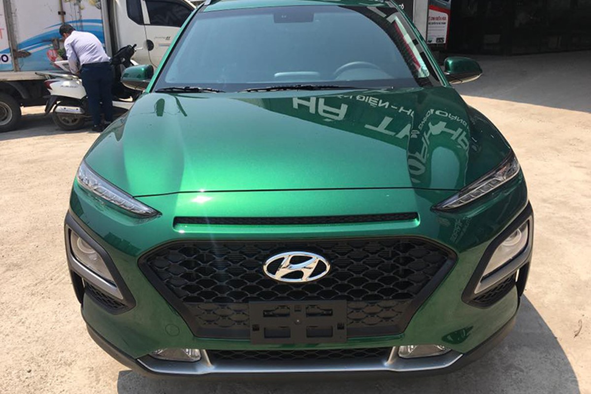 Xe Hyundai Kona mau son doc xuat hien tai Viet Nam-Hinh-2