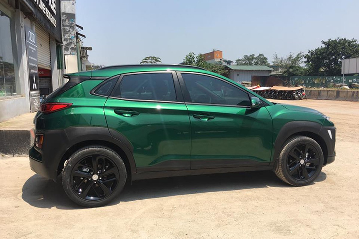 Xe Hyundai Kona mau son doc xuat hien tai Viet Nam-Hinh-8